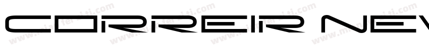 correir new regular字体转换